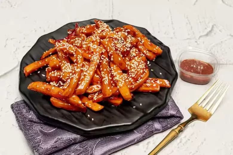 Crispy Honey Chilli Potatoes