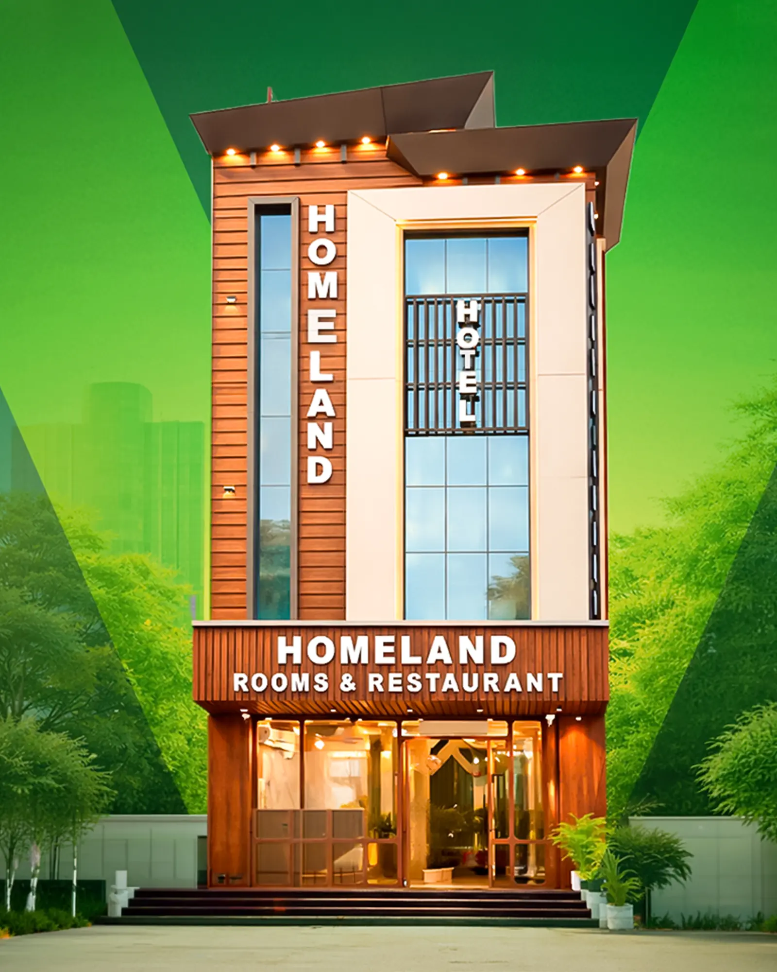 Hotel Homeland Building, Una, Himachal Pradesh